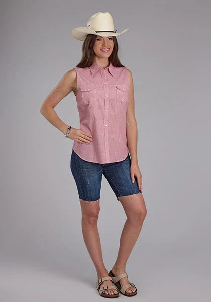 Roper 2500 Saltillo Foulard (Rust) - Women's Sleeveless Shirt