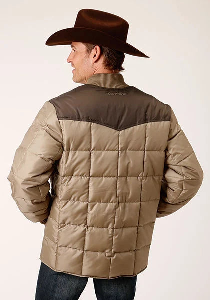Roper 1473 Poly Filled (Brown/Khaki) - Men's Jacket