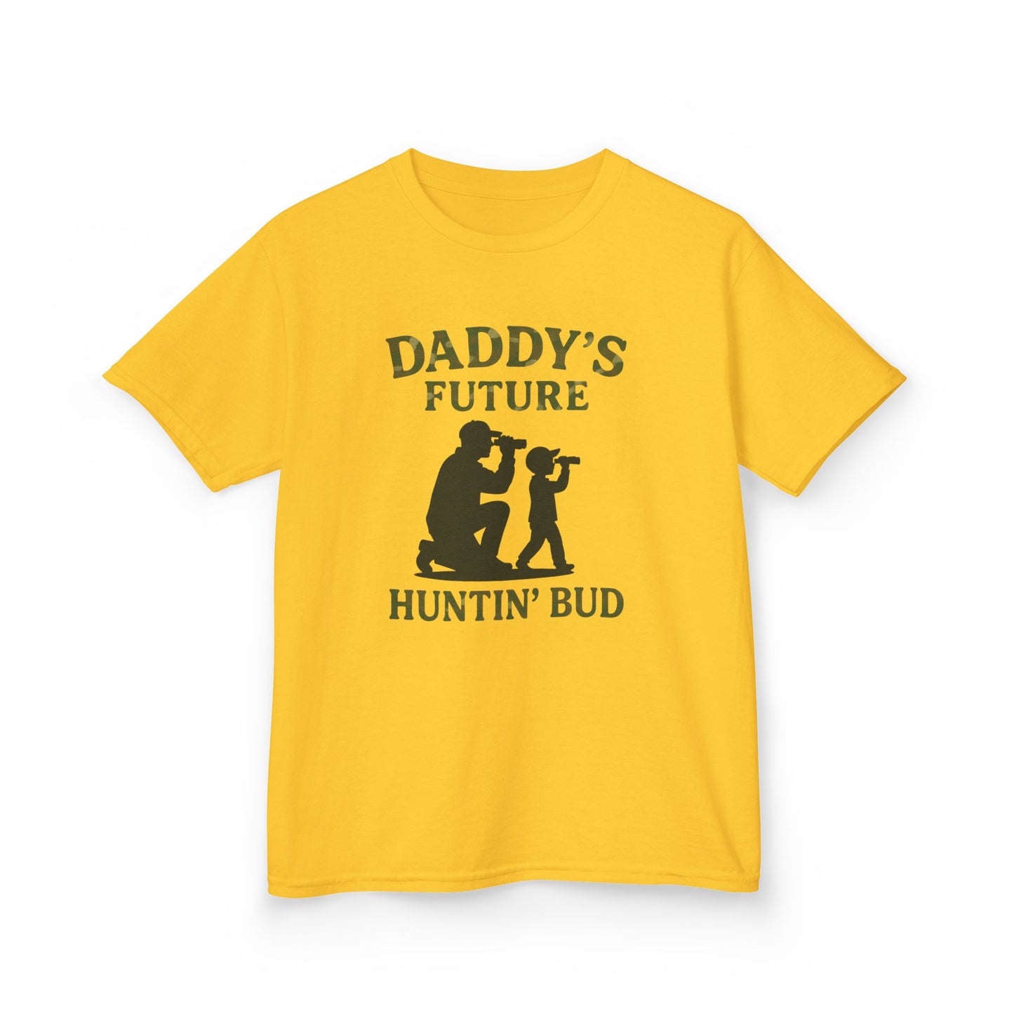 Daddy's Future Huntin' Bud Kids Tee - Perfect Gift for Outdoor Adventures, Father's Day, Birthdays, Kids' Apparel, Nature Lovers