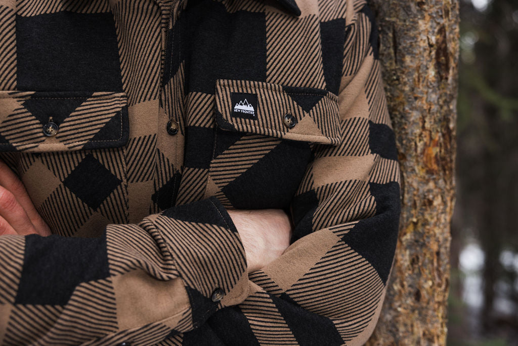 Legend Stretch Flannel Shirt - Wood Brown