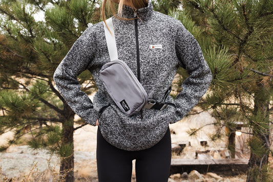 Women's Premium 1/4 Zip Pullover - Pepper Grey