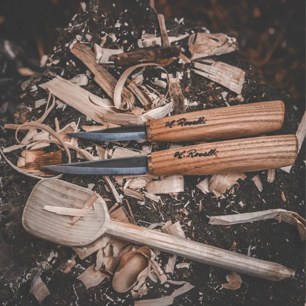 Roselli R113D The Carving Knife (Short Blade)- Red Elm