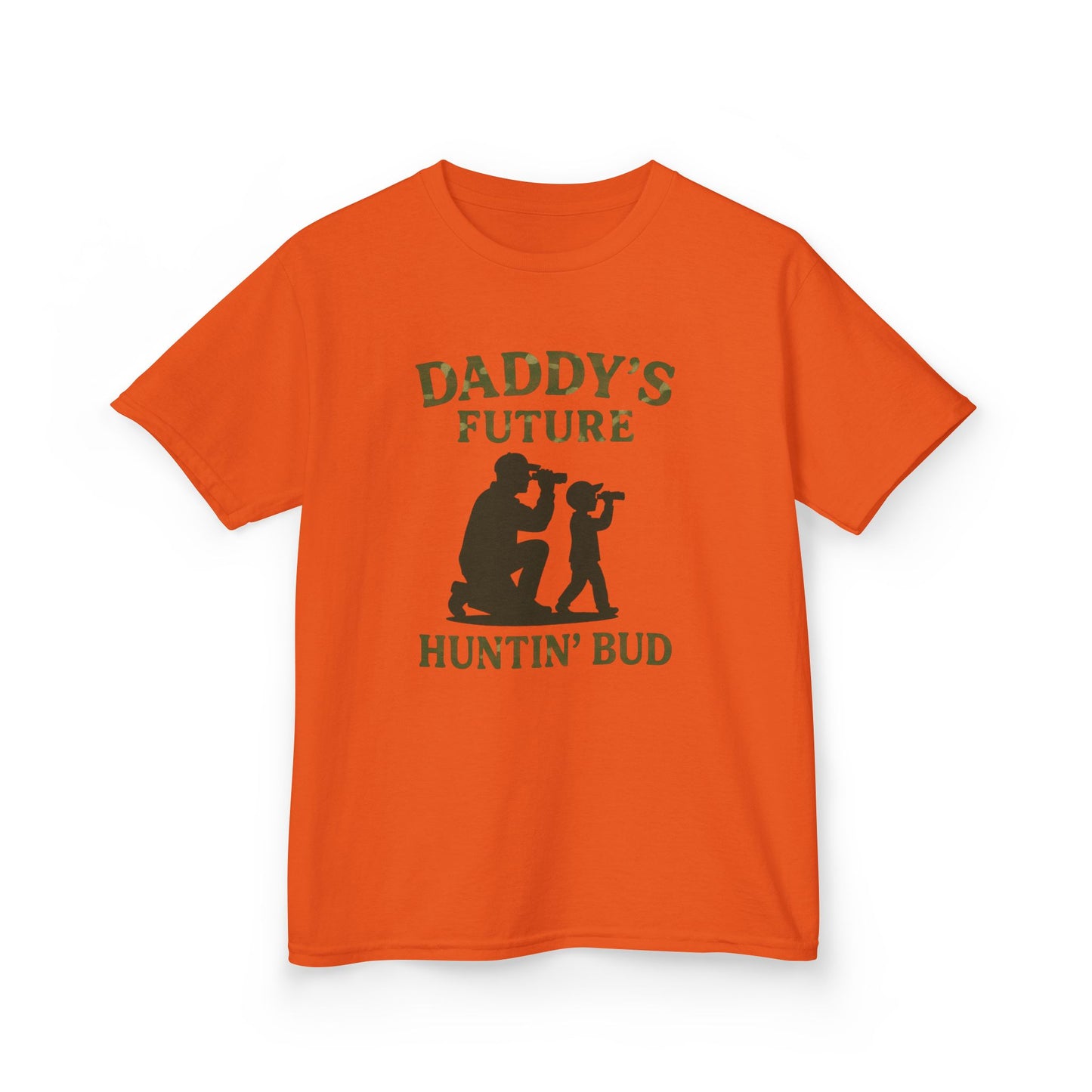 Daddy's Future Huntin' Bud Kids Tee - Perfect Gift for Outdoor Adventures, Father's Day, Birthdays, Kids' Apparel, Nature Lovers
