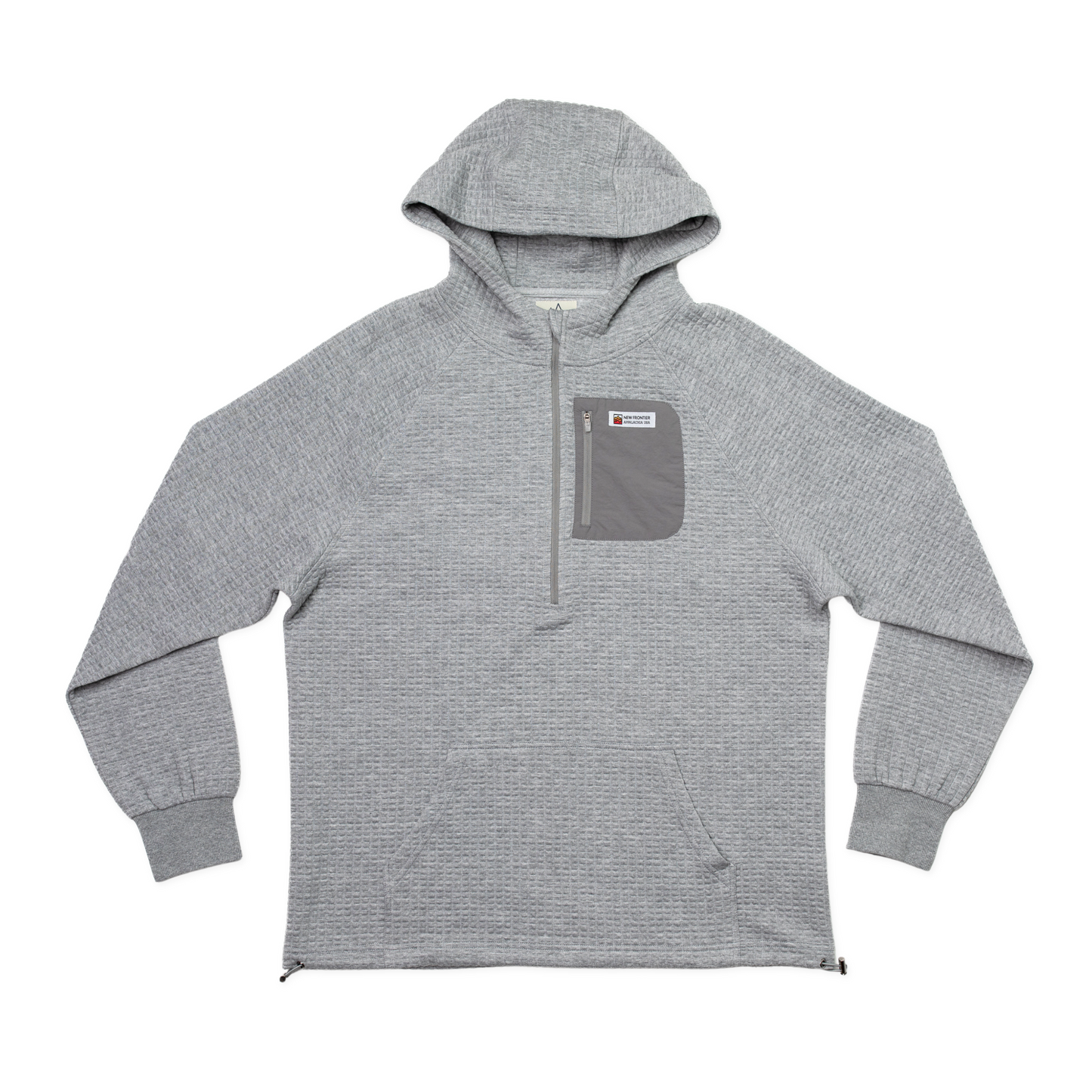 Men's Waffle Tech Hoodie - Ash Gray