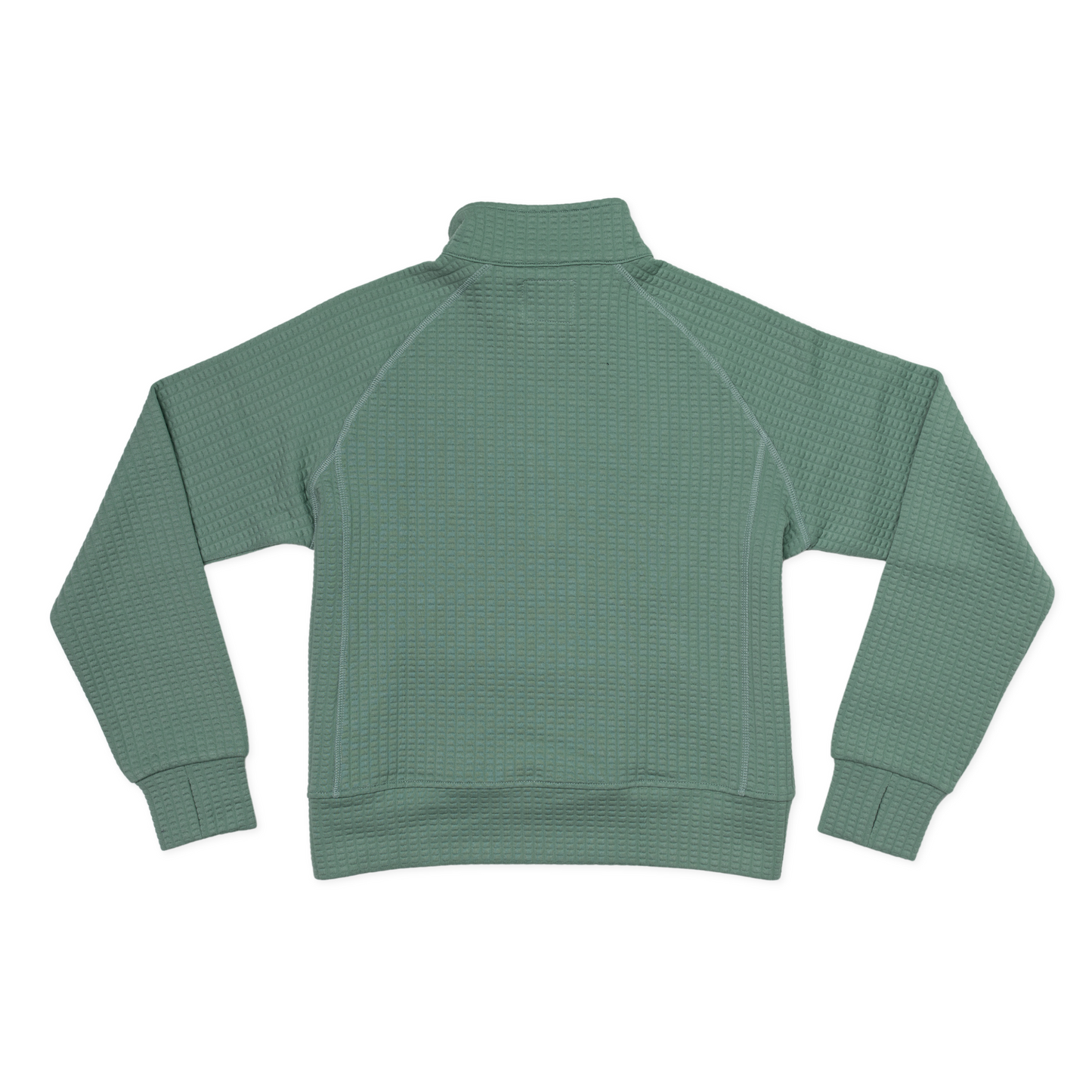 Women's Waffle 1/2 Zip - Cypress Green
