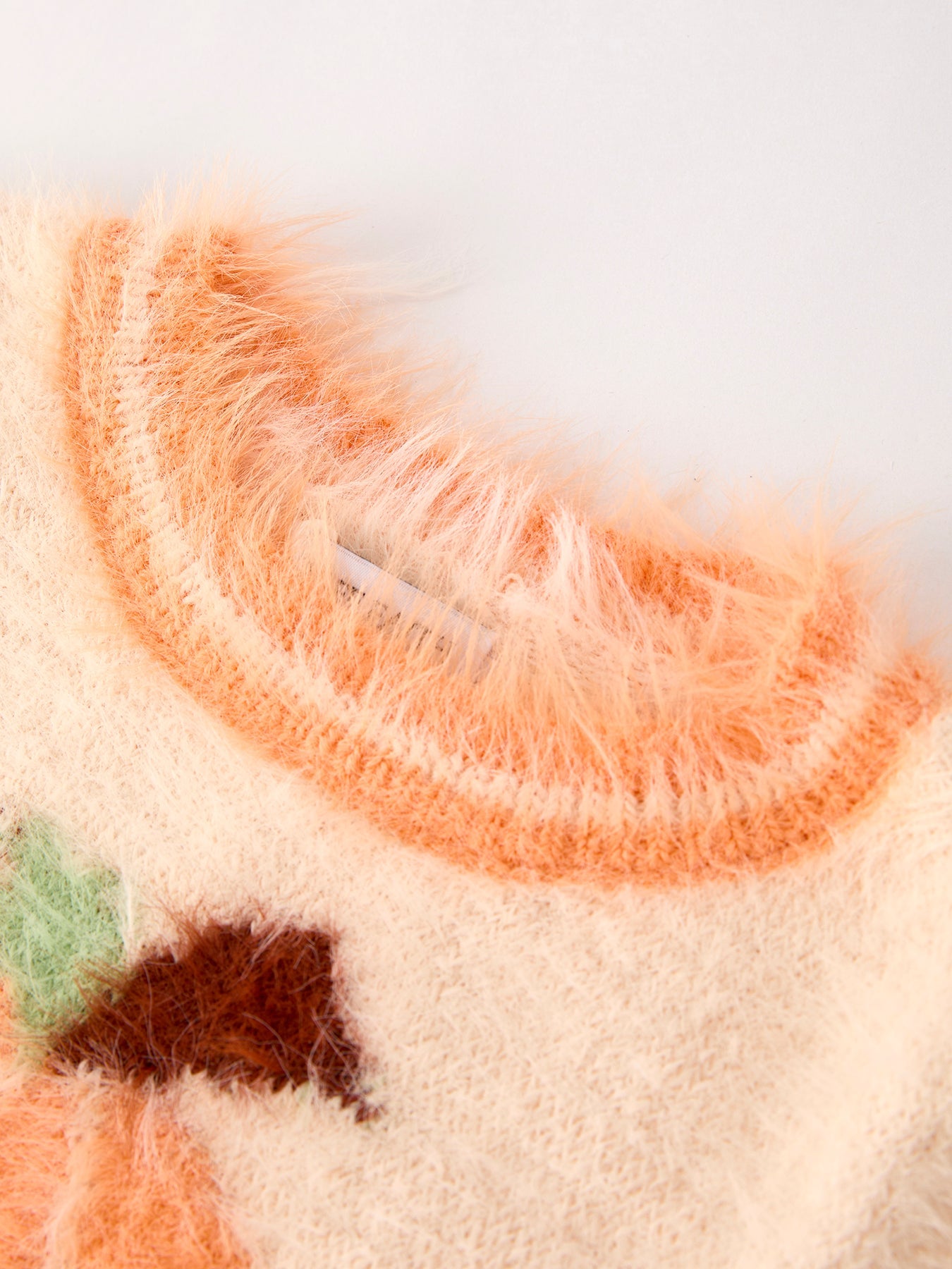 Halloween Orange Girls Pullover Sweater