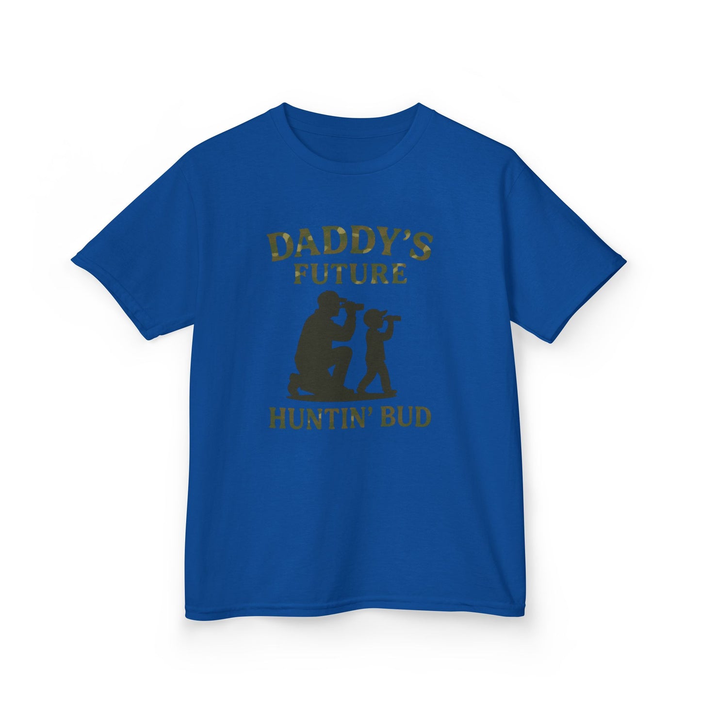Daddy's Future Huntin' Bud Kids Tee - Perfect Gift for Outdoor Adventures, Father's Day, Birthdays, Kids' Apparel, Nature Lovers