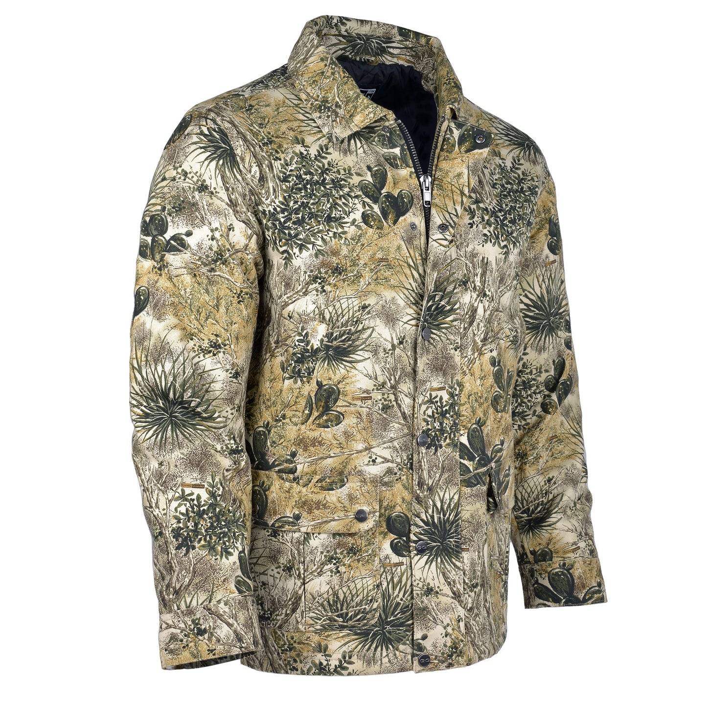 GameGuard Barn Jacket Camo Insulated Snap Close Pockets Windproof