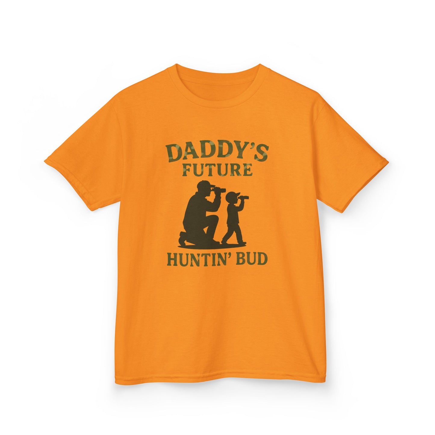 Daddy's Future Huntin' Bud Kids Tee - Perfect Gift for Outdoor Adventures, Father's Day, Birthdays, Kids' Apparel, Nature Lovers