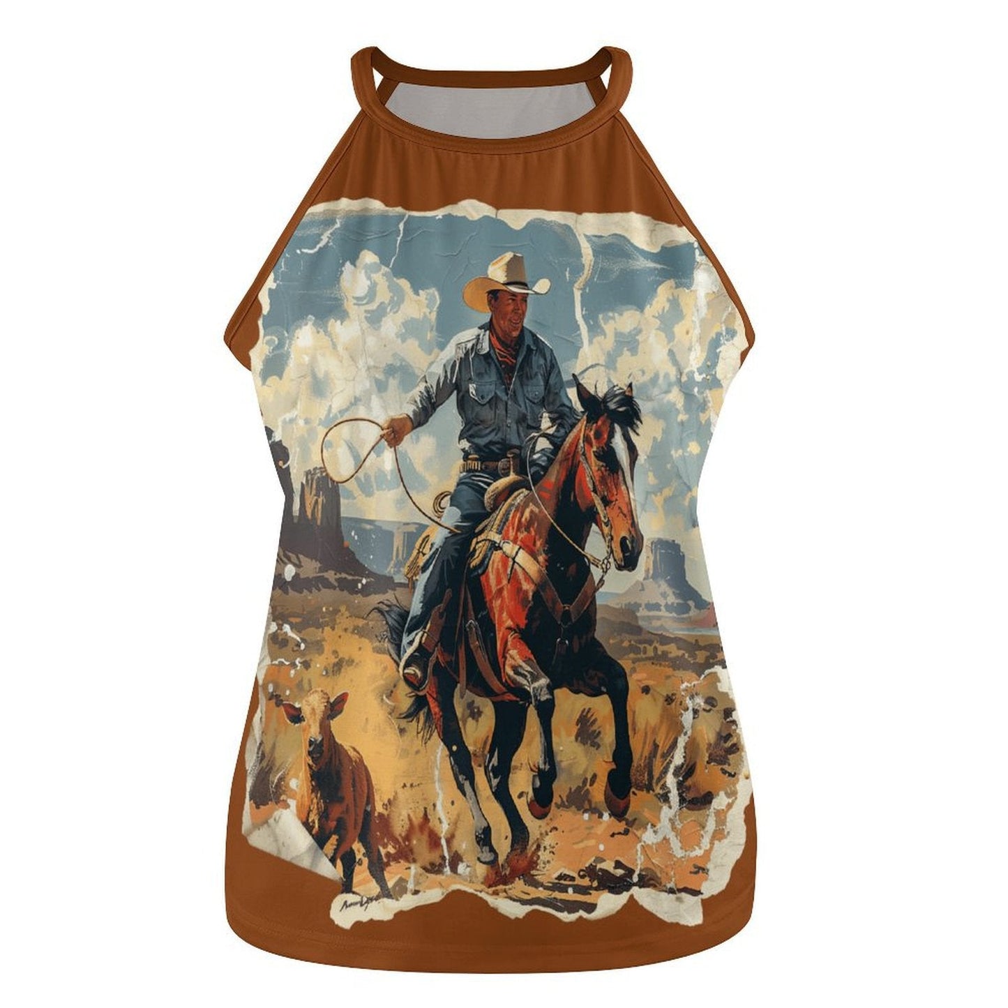 Baha Ranch Western Wear Ranching Western Tank Top