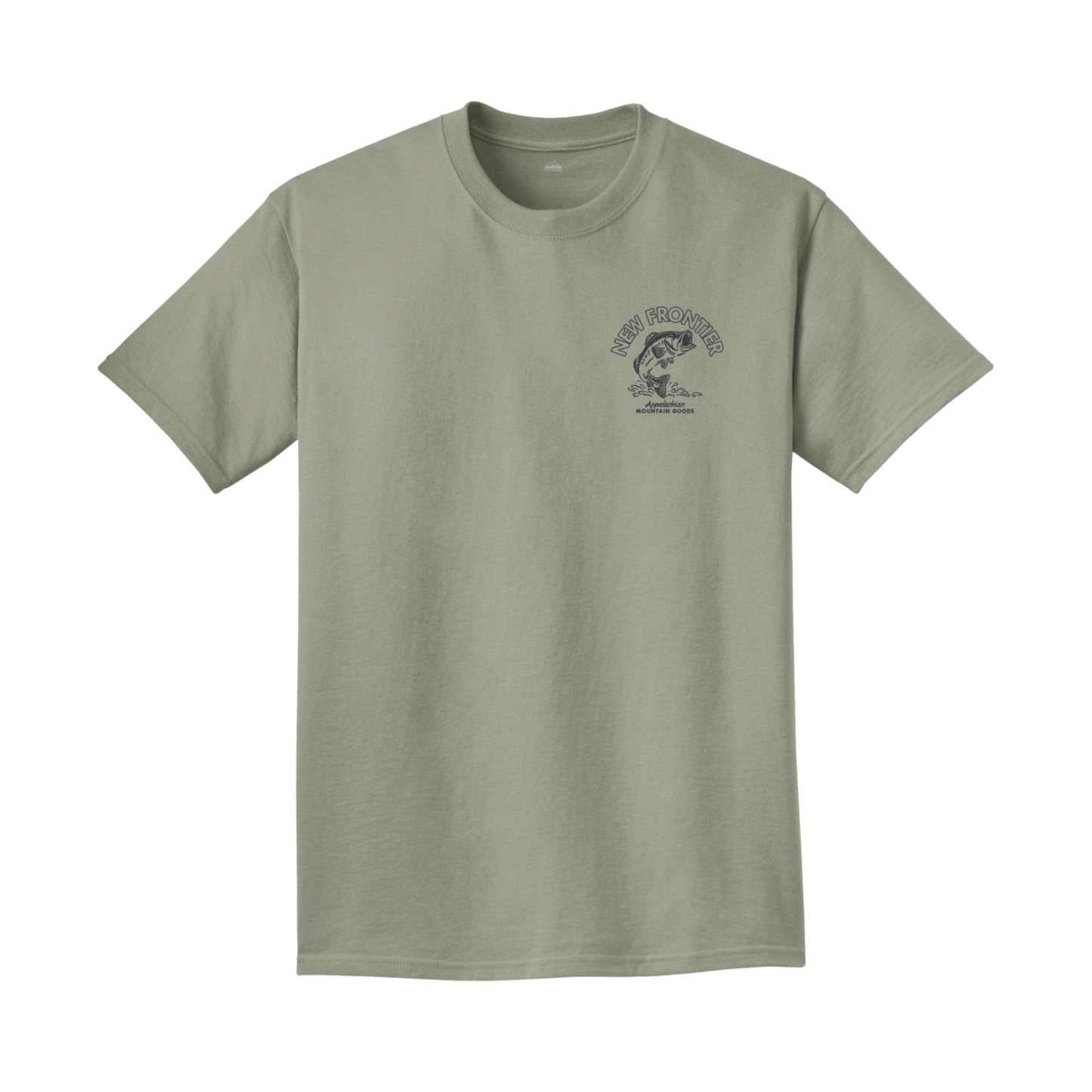 New Frontier Fishing Tee Moss Green