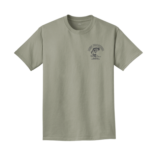 New Frontier Fishing Tee Moss Green
