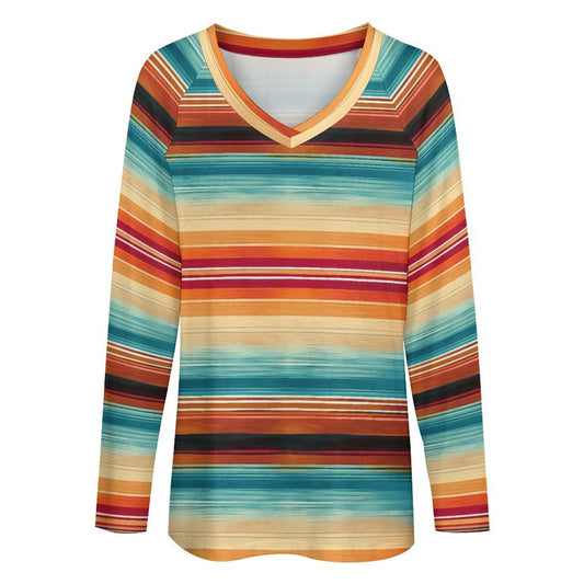 Southwestern Serape Long Sleeve Top