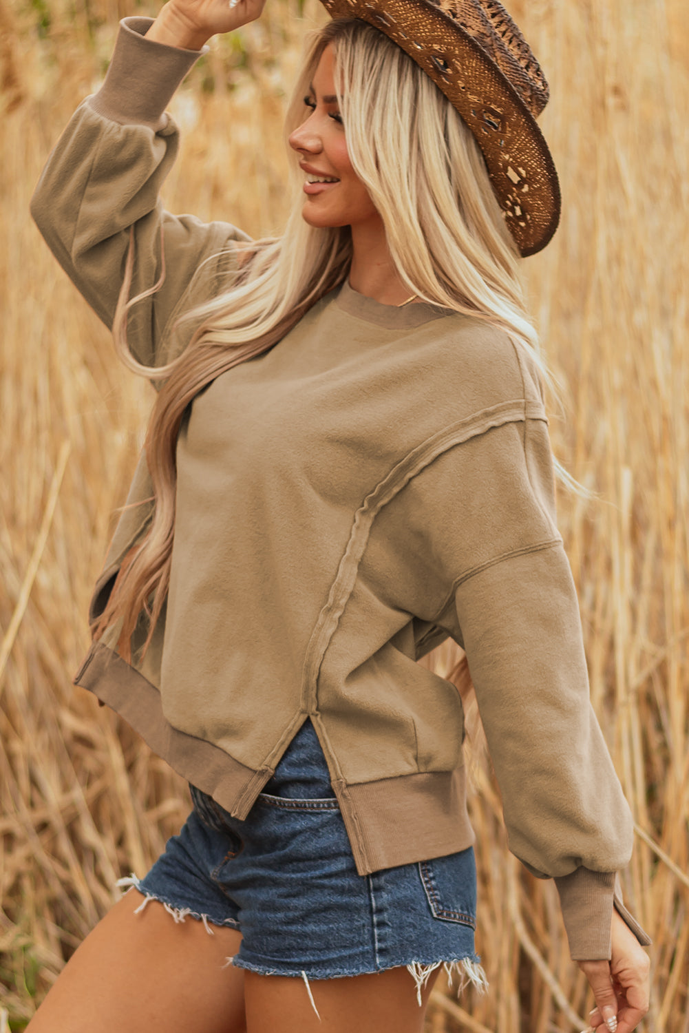 Autumn Dusty Sherpa Pullover