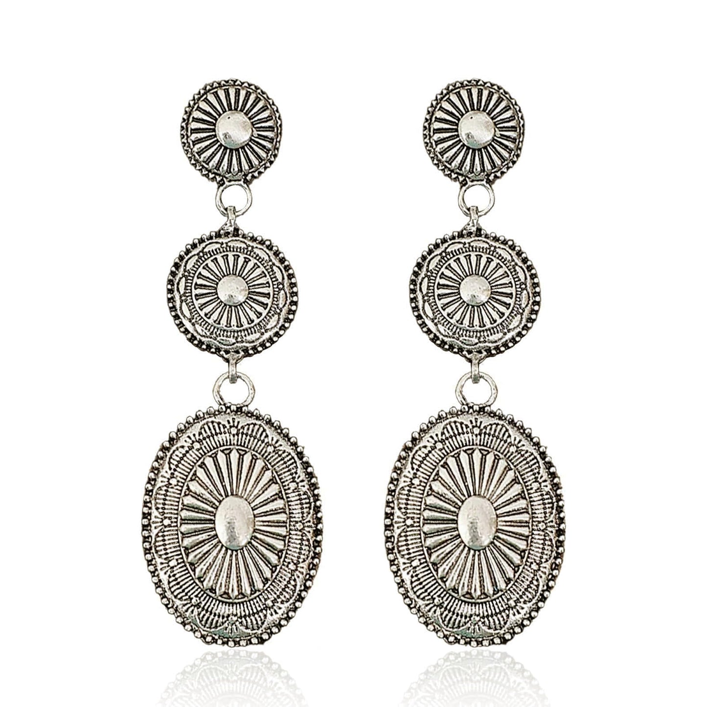 Vintage Concho Earrings