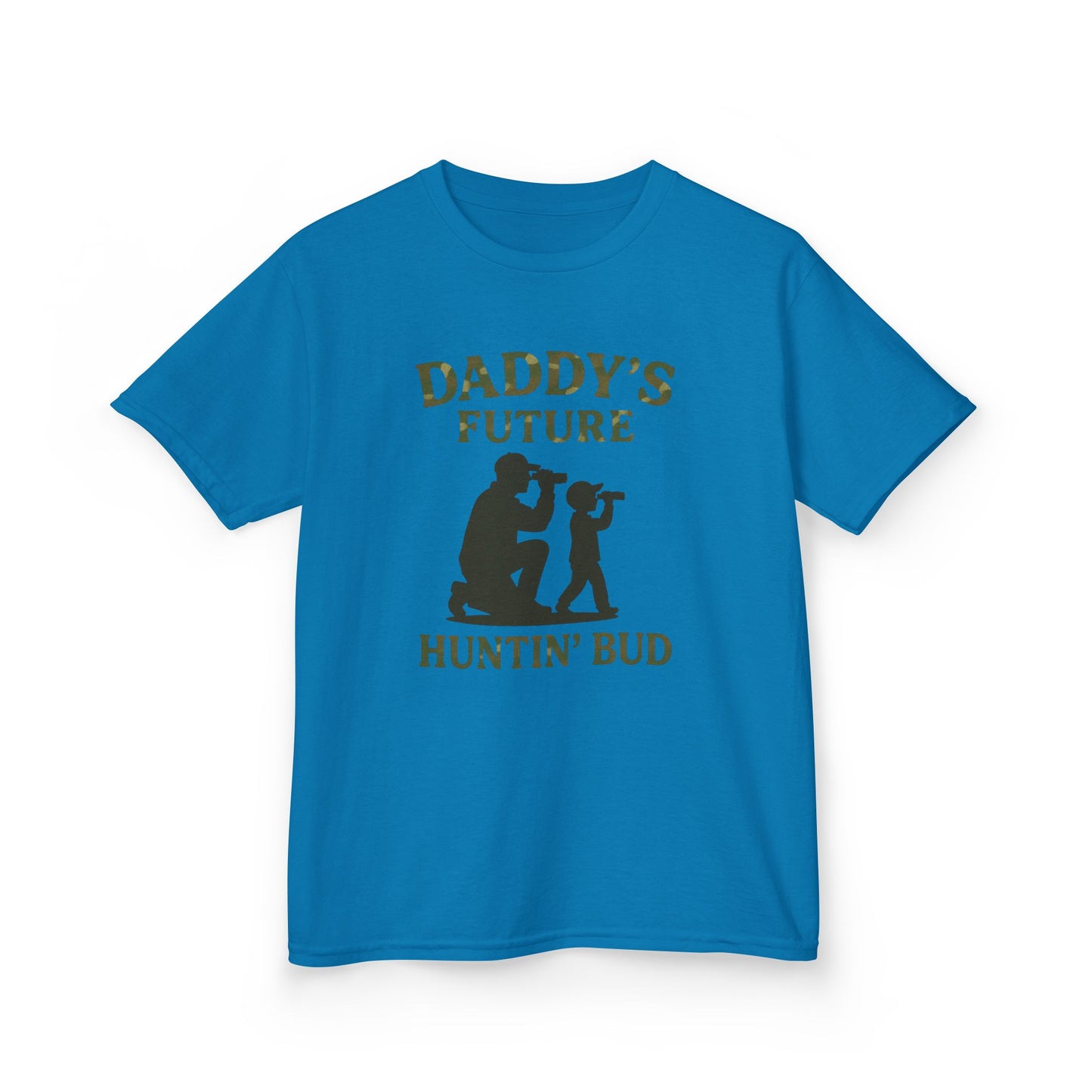 Daddy's Future Huntin' Bud Kids Tee - Perfect Gift for Outdoor Adventures, Father's Day, Birthdays, Kids' Apparel, Nature Lovers