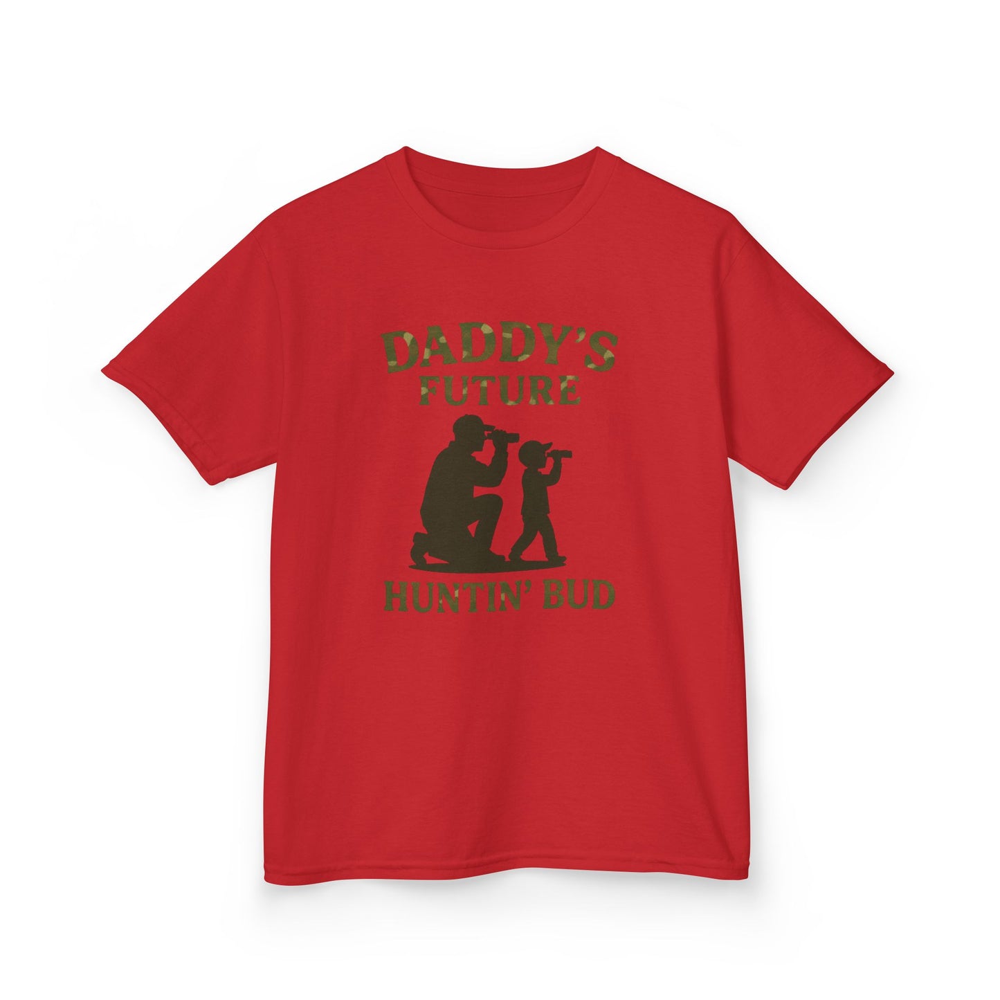 Daddy's Future Huntin' Bud Kids Tee - Perfect Gift for Outdoor Adventures, Father's Day, Birthdays, Kids' Apparel, Nature Lovers