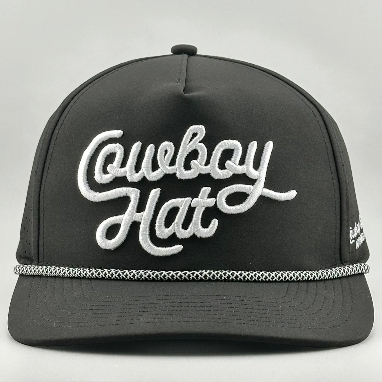 “Cowboy Hat” Summer Edition - Performance Rope Hat - Black