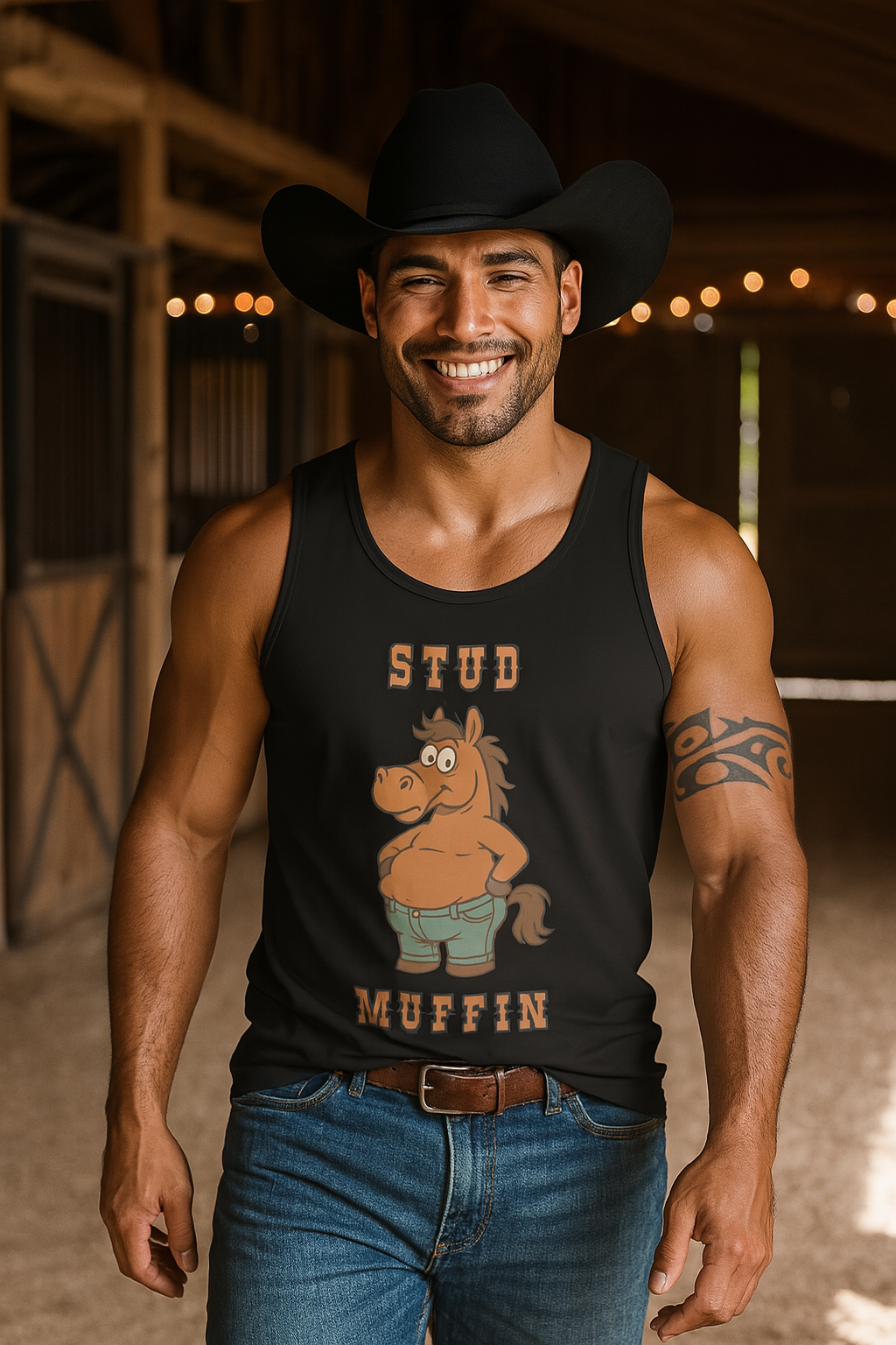 Stud Muffin Tank Top