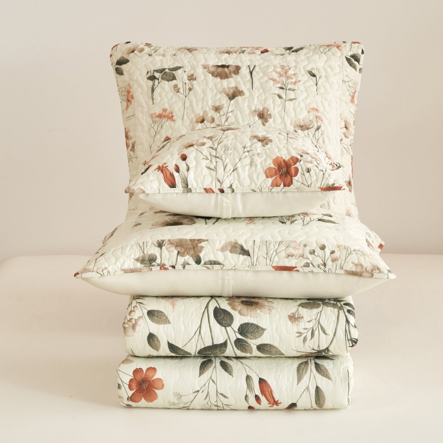 Country Meadow Throw Pillow Euro Cover - 26x26 Inches (1 Piece)