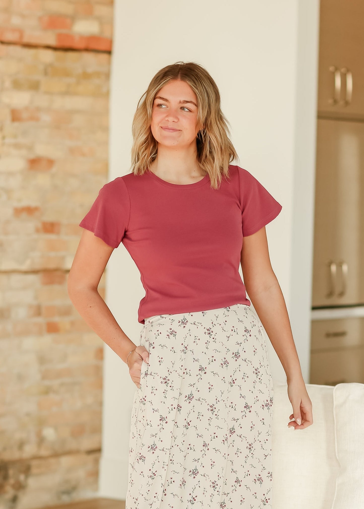 Havyn Floral Lined Maxi Skirt