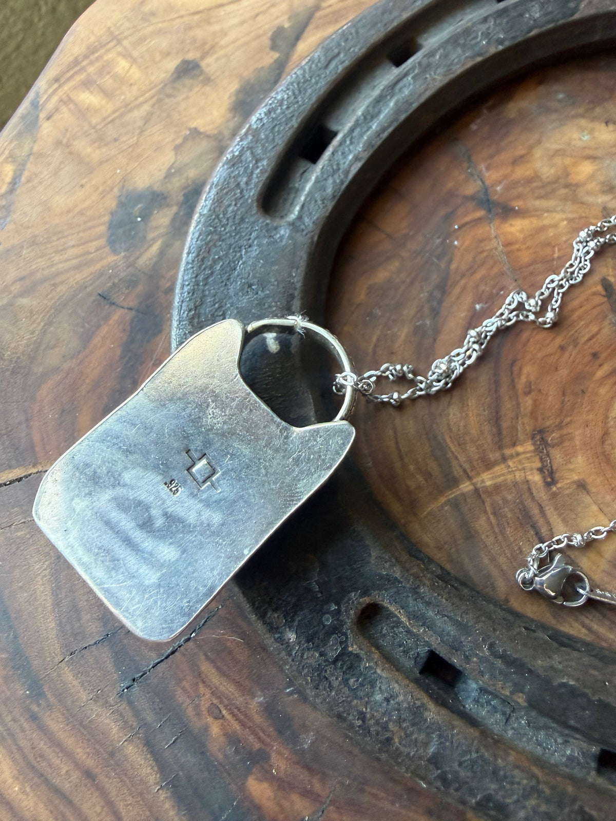Garden Quartz Arizona Sunset Pendant by Bootleg Silver Co – view 5