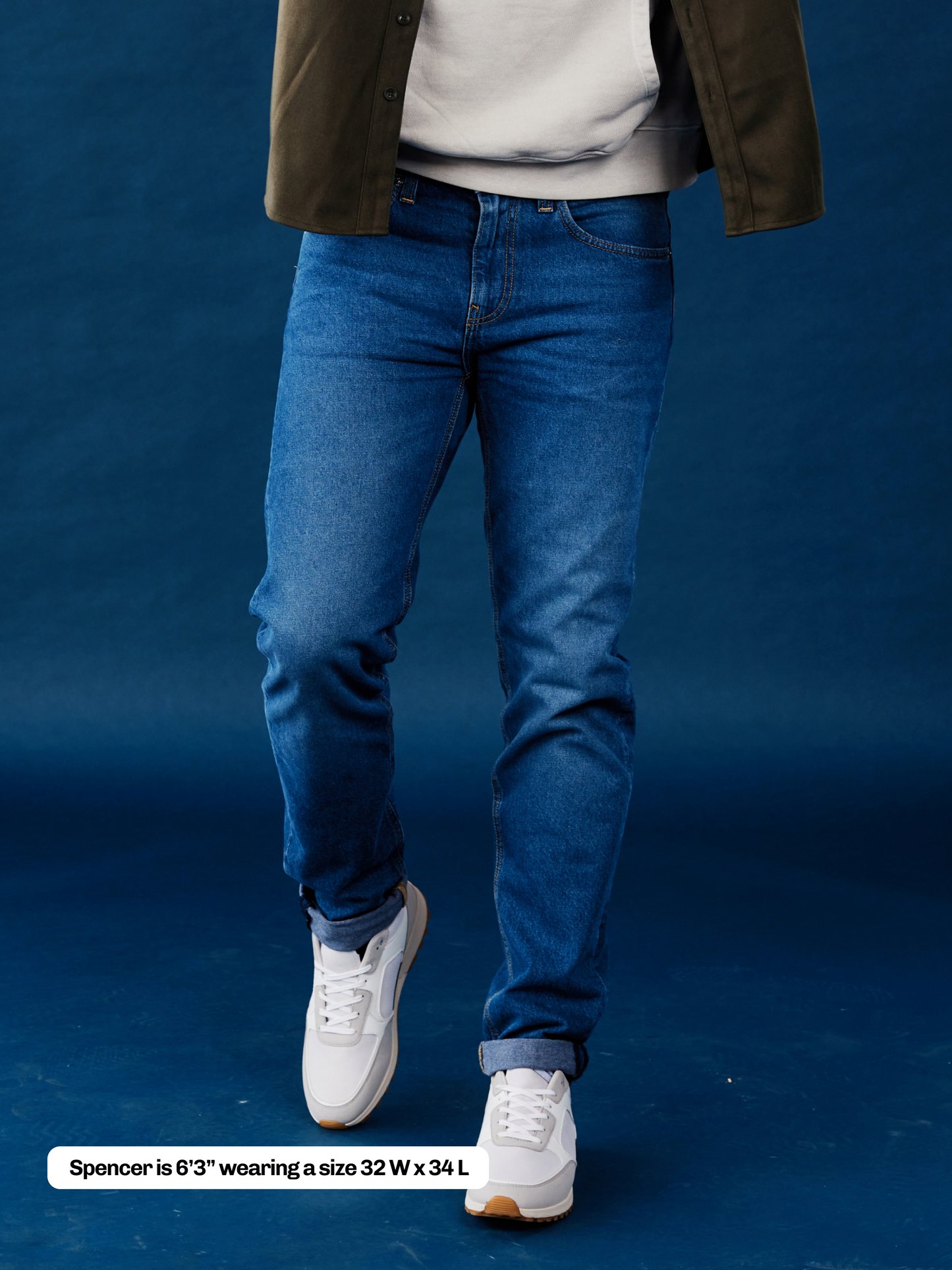 Recycled Denim Jean - Stone Blue