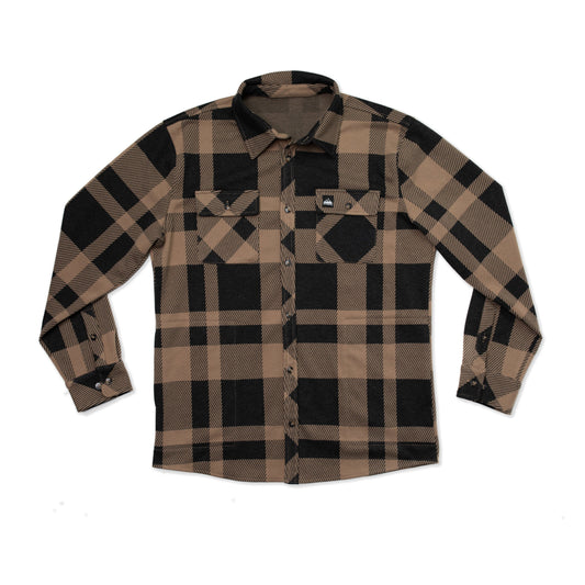 Legend Stretch Flannel Shirt - Wood Brown
