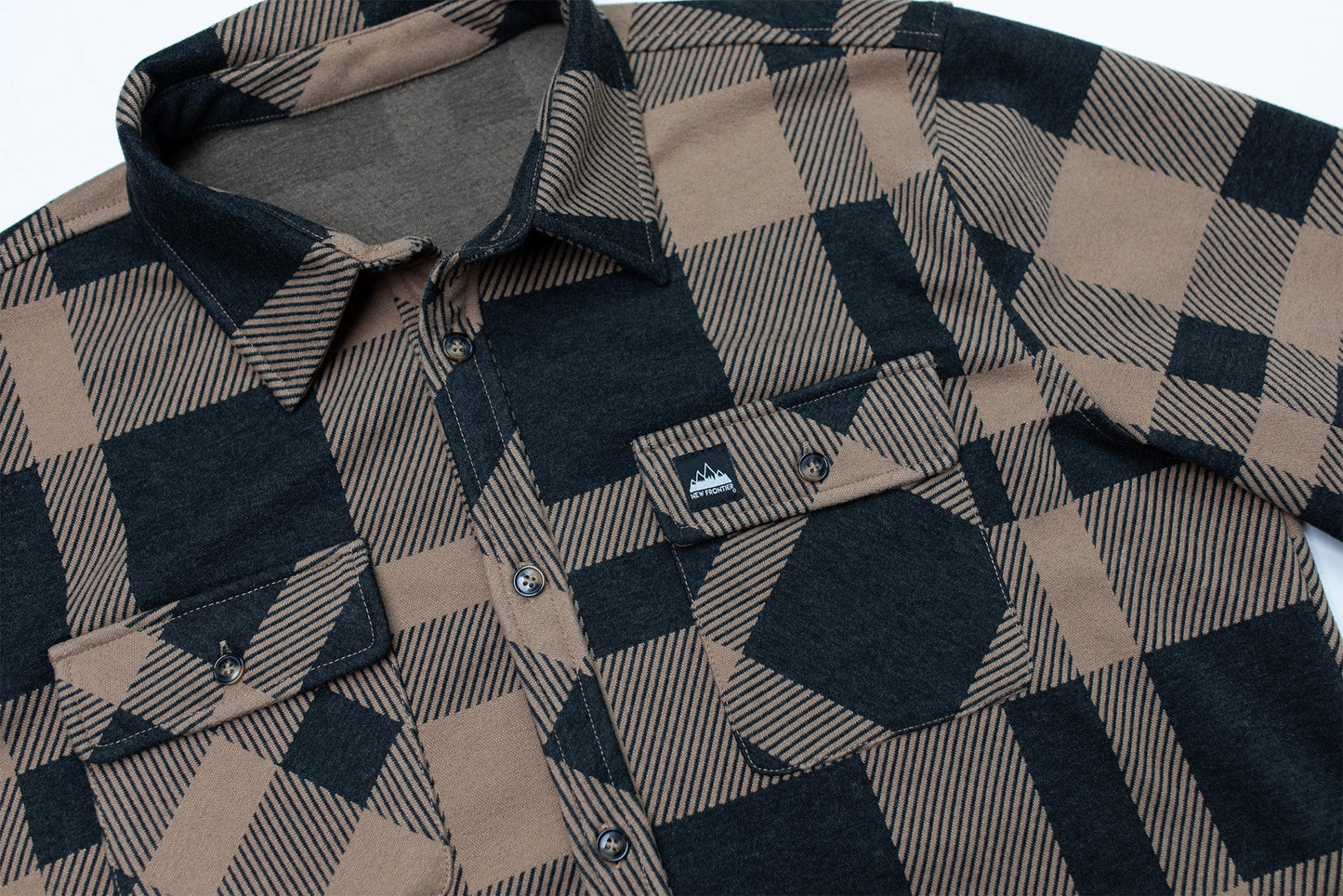Legend Stretch Flannel Shirt - Wood Brown