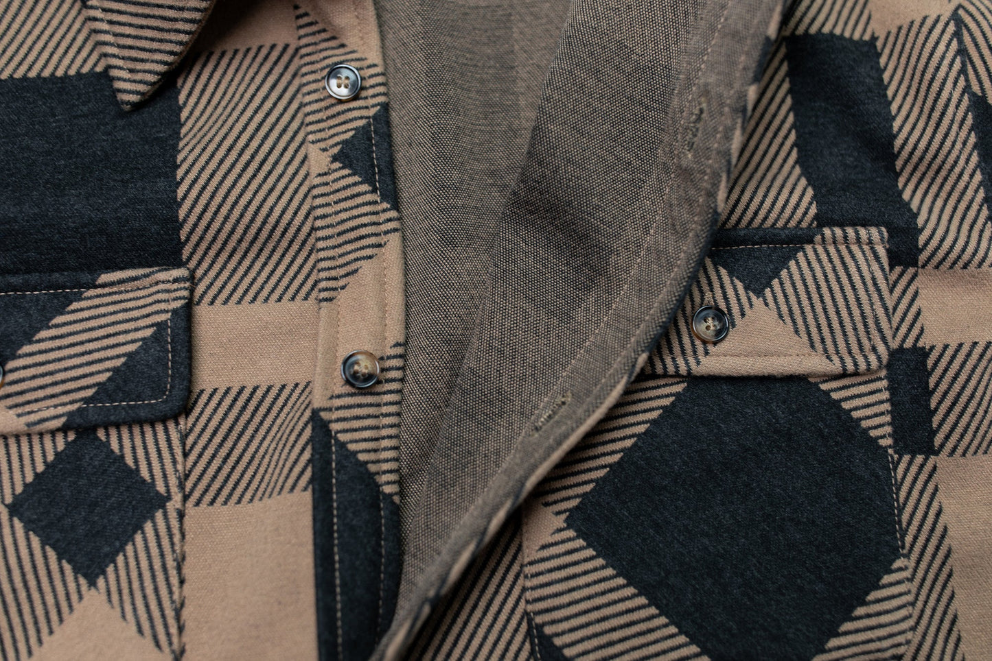 Legend Stretch Flannel Shirt - Wood Brown