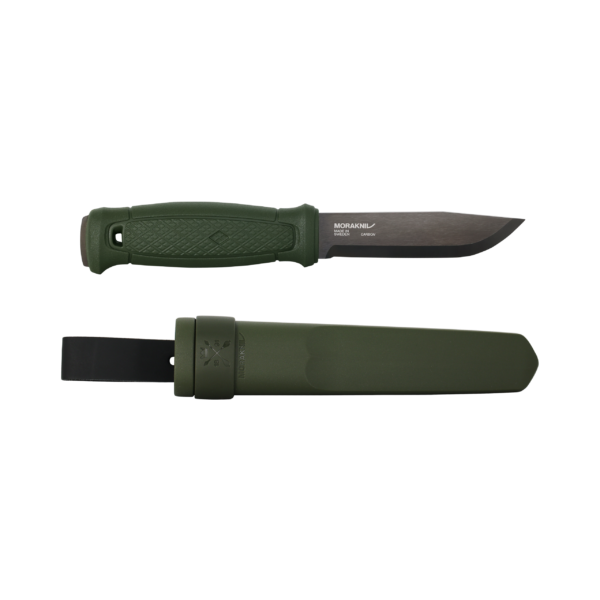 Mora Garberg Blackblade Military Green Carbon with Simple Poly Sheath #14528