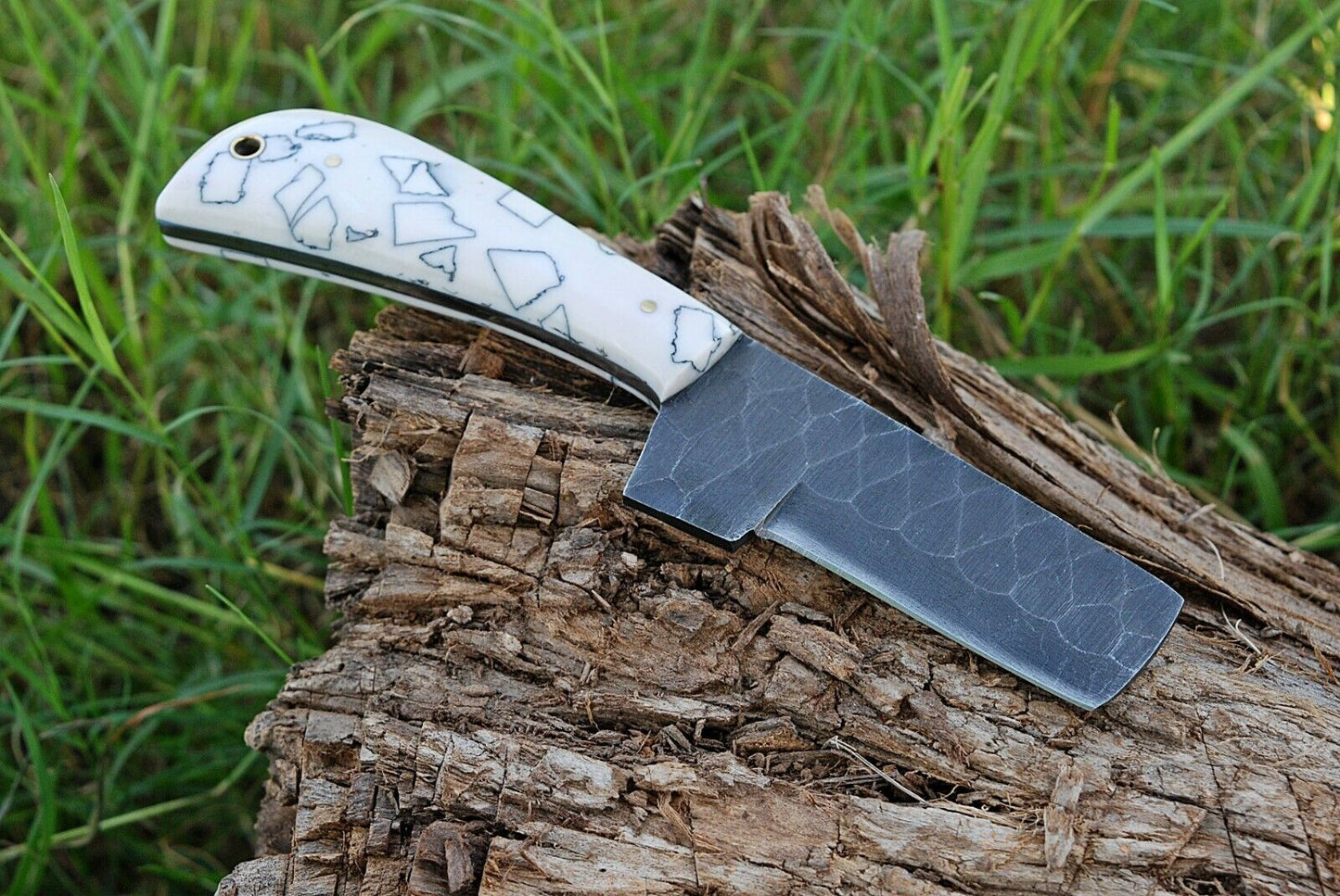 Custom Handmade Cowboy Bull Cutter Knives – 4" J2 Steel Blade