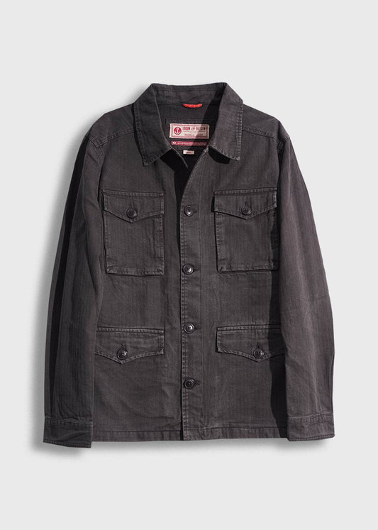 Herringbone Military Jacket