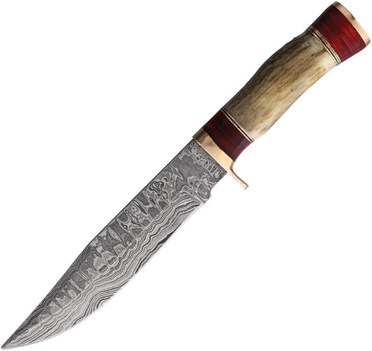 Marbles Damascus Skinner Knife