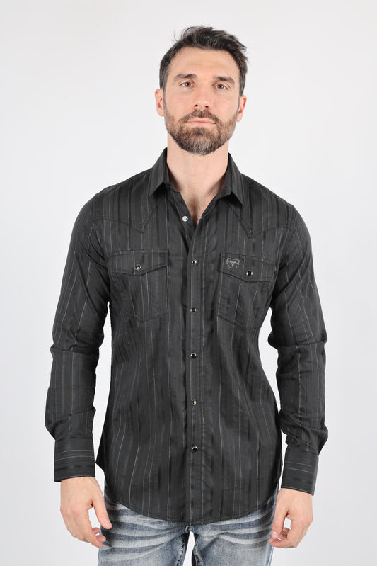 Lurex Western Long Sleeve Shirt