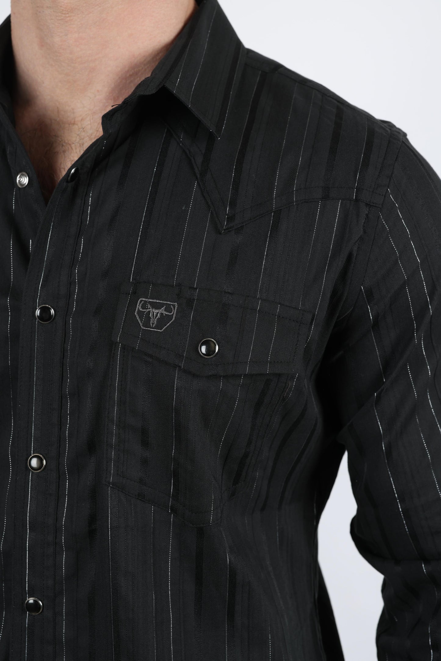 Lurex Western Long Sleeve Shirt