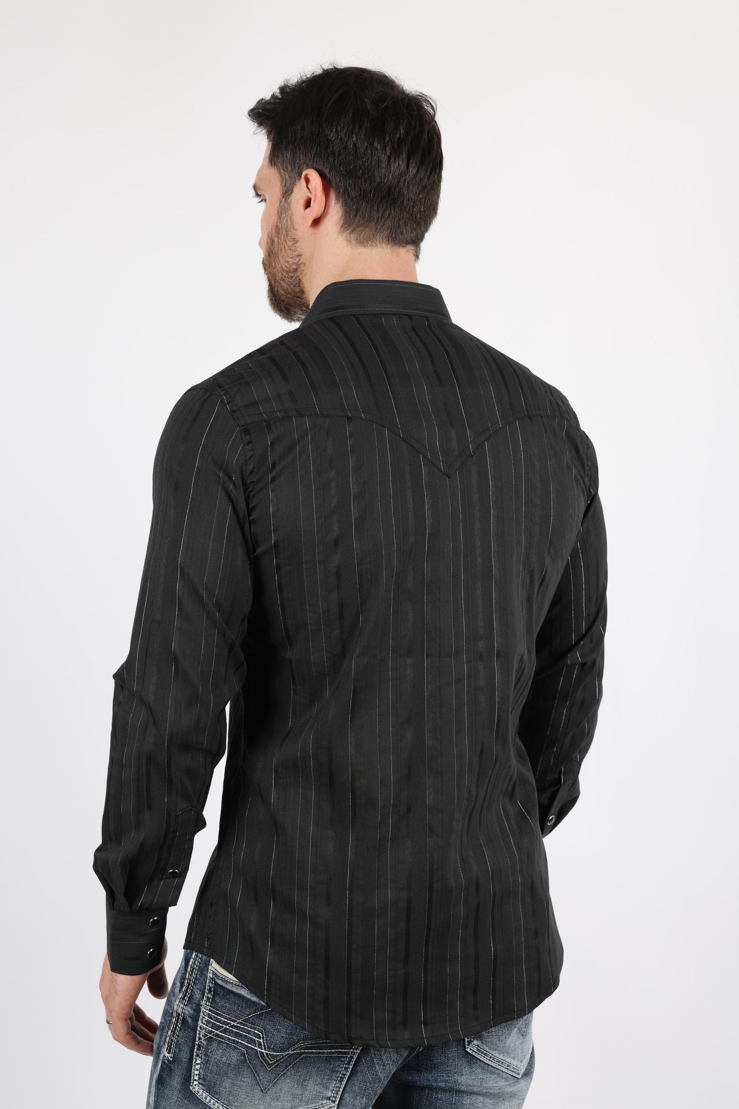 Lurex Western Long Sleeve Shirt