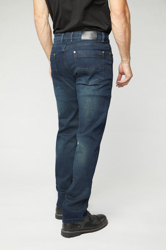 Pax Men's Dk Blue Slim Stretch Jeans
