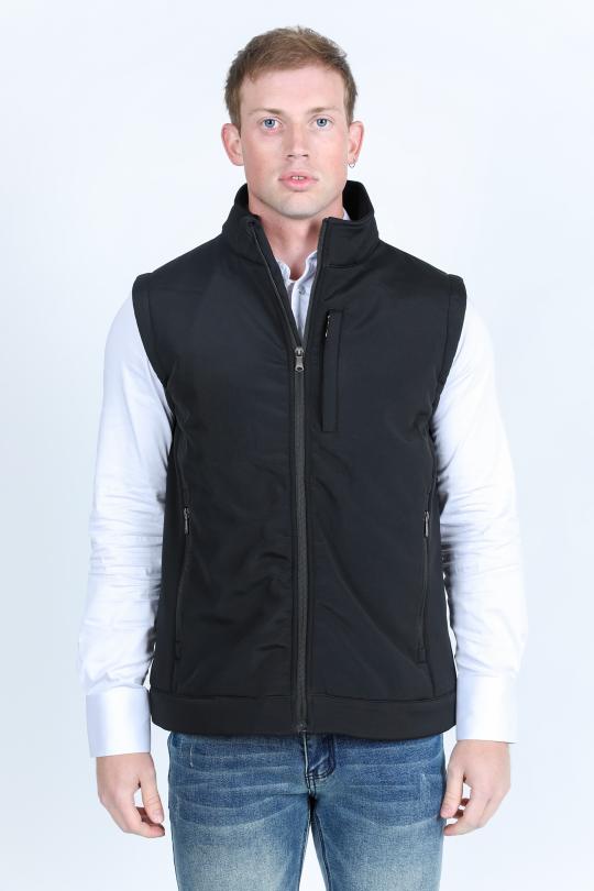 SoftShell Concealed Carry Water Resistant Vest - Black