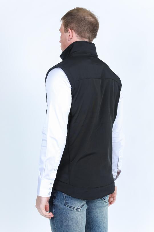 SoftShell Concealed Carry Water Resistant Vest - Black