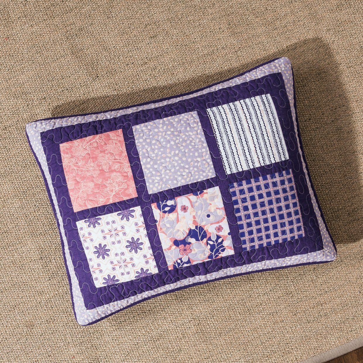 Ranch Style Patchwork Quilted Bedspread Set