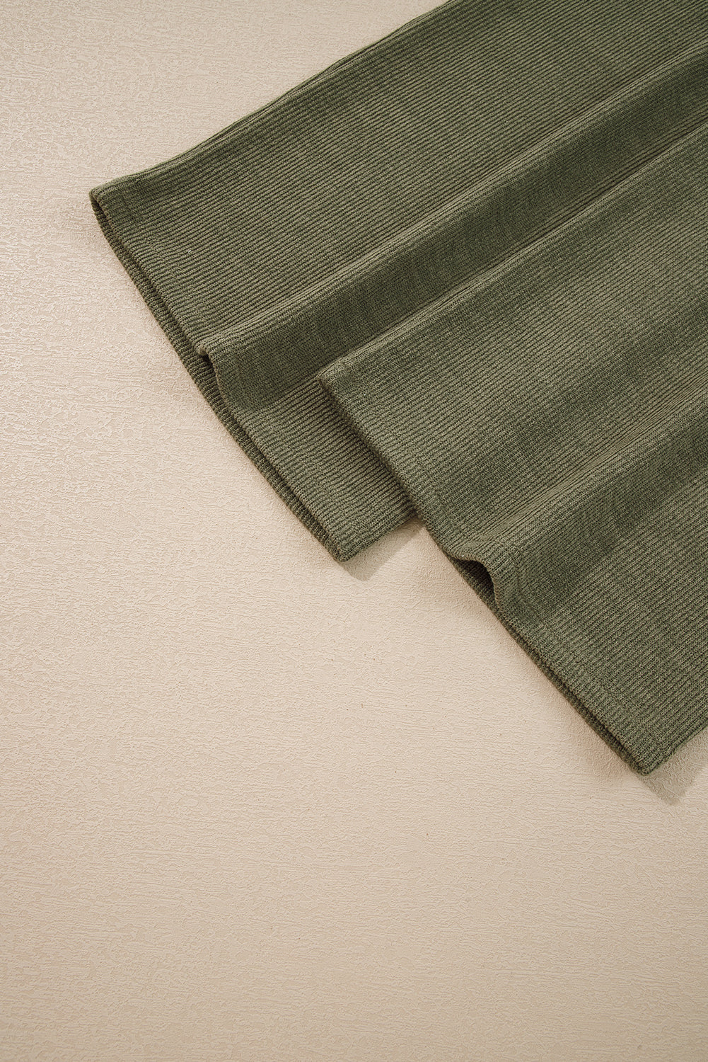 Laurel Green Knit Overall Jumpsuit