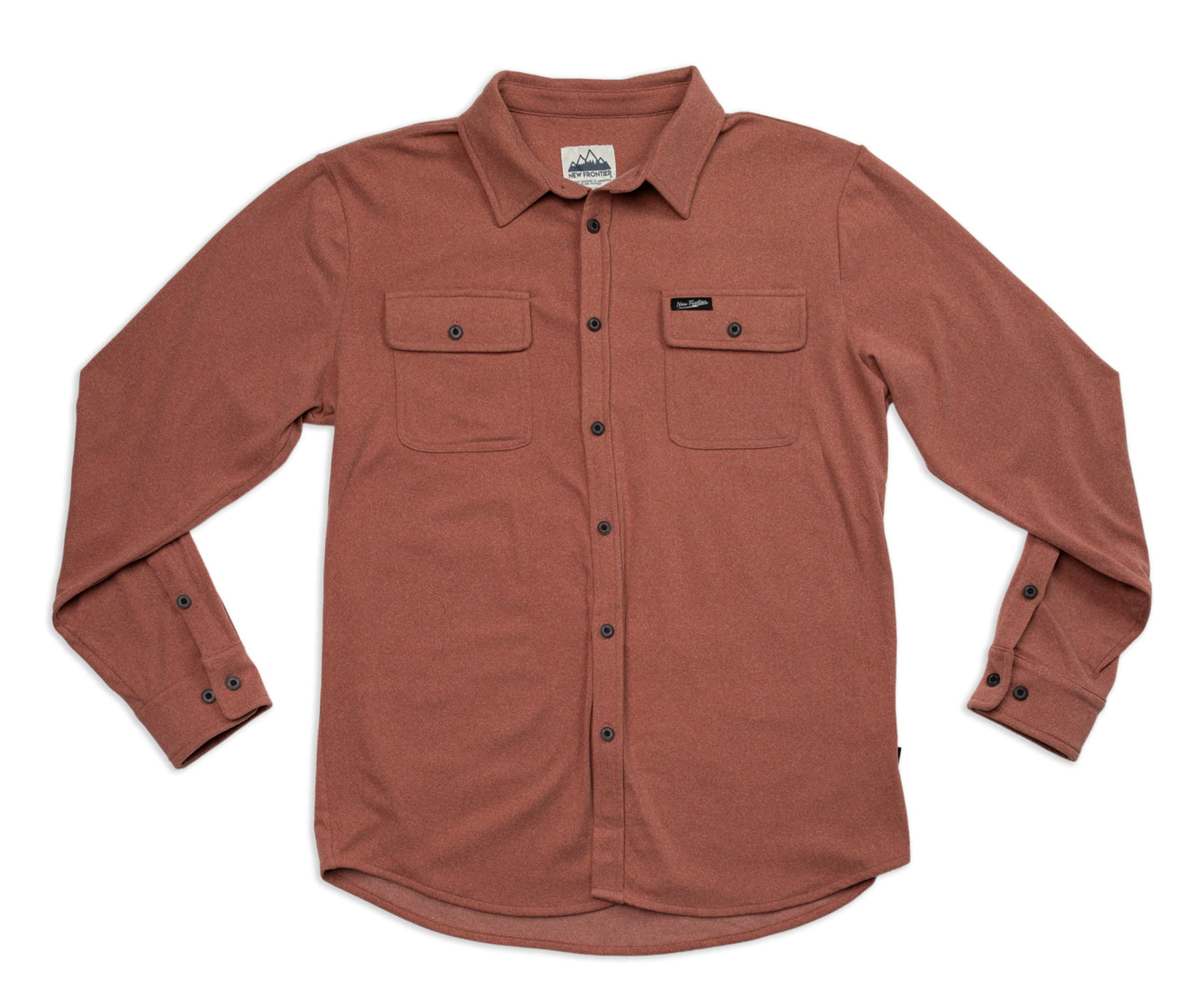 Men's Flex Flannel - Rust Brown