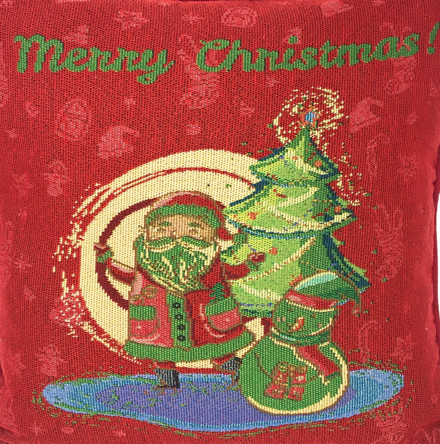 Merry Christmas Throw Pillow Cover - 16" x 16"