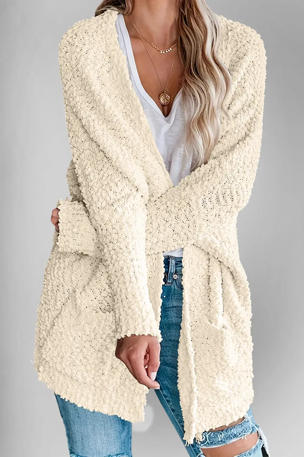 Casual Luxe Pocket Knit Duster Cardigan