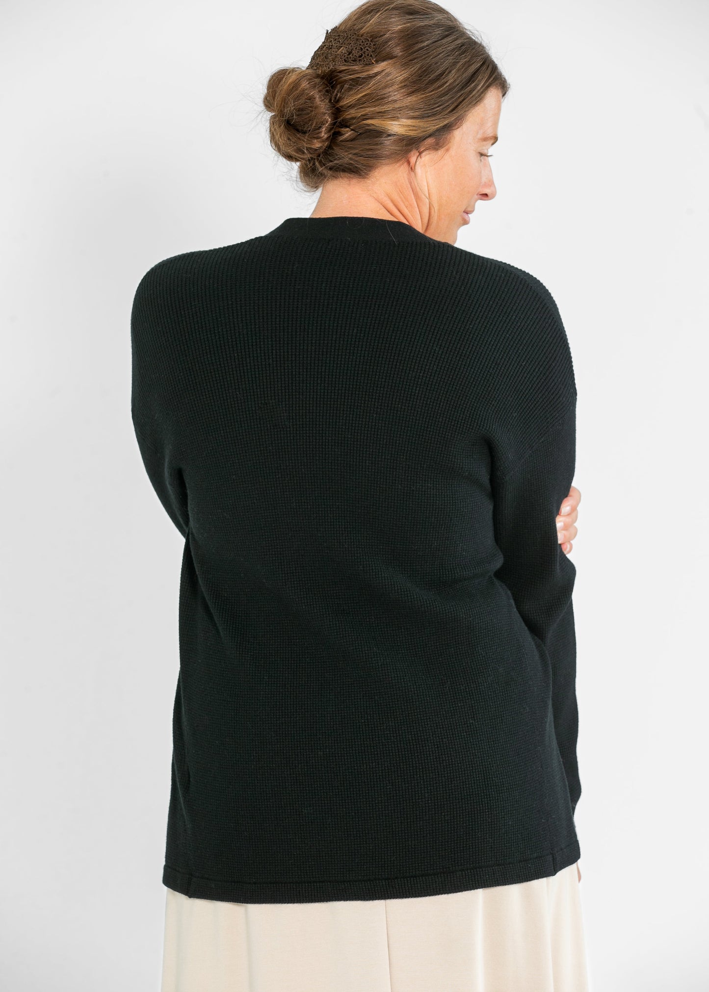 Inherit Co Essential Waffle Knit Cardigan