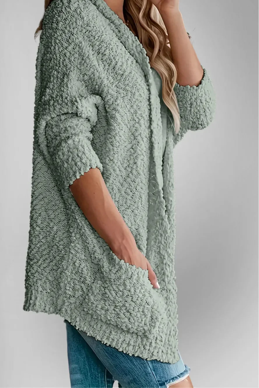 Casual Luxe Pocket Knit Duster Cardigan