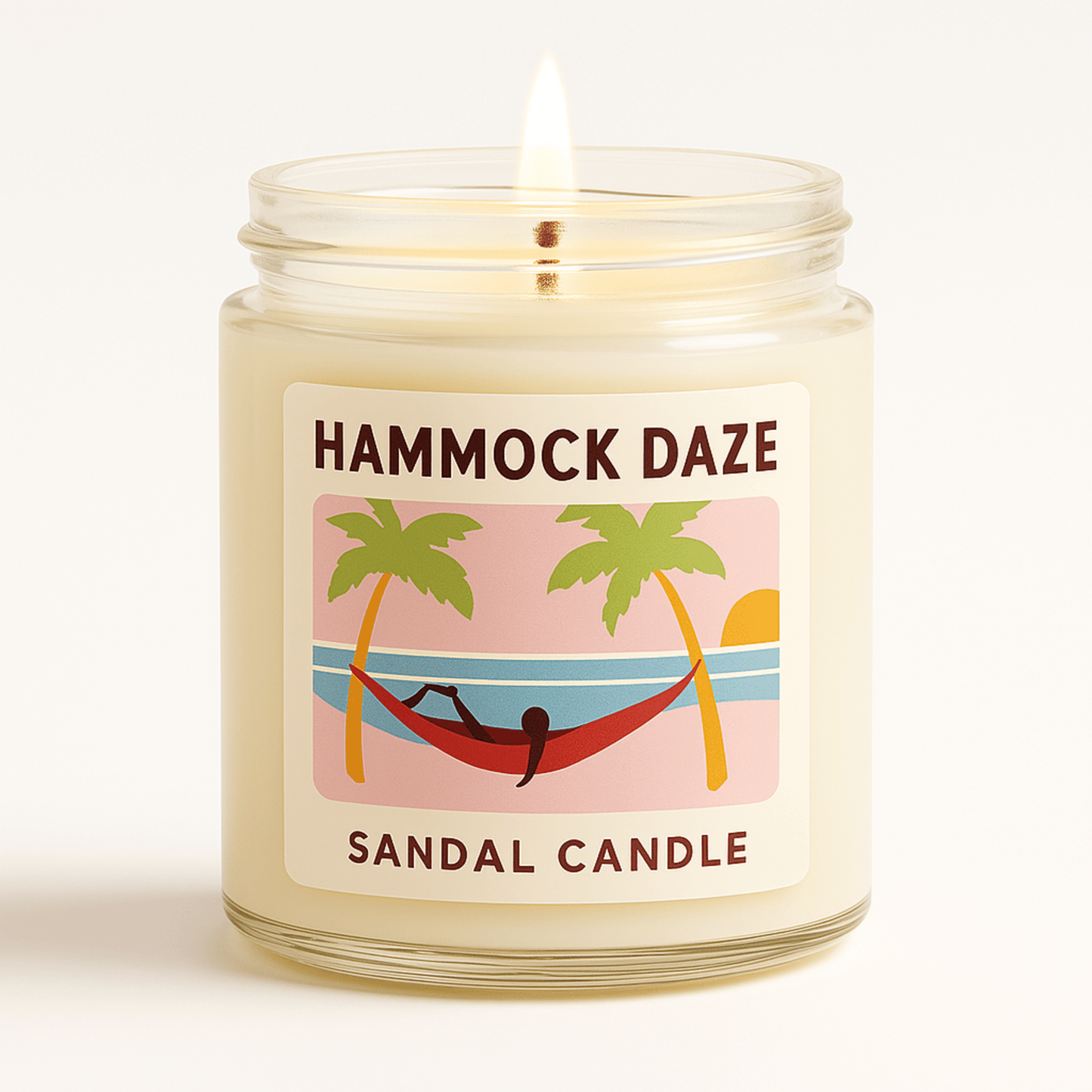 Hammock Daze – Scented Candle, 9 oz Jar, Amber, Agave & Melon - Bumpkin Ranchwear