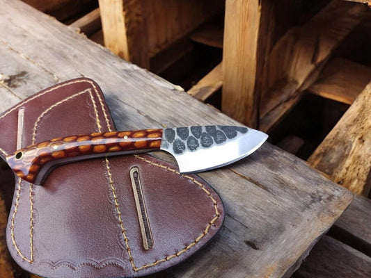 Handmade Cowboy Knife – 7" File Tool Steel Blade - Bumpkin Ranchwear