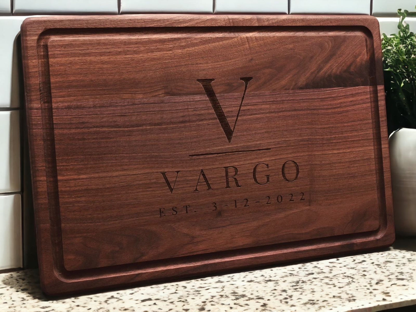 Personalized Cutting Board, Custom Engraved Charcuterie Board, Fatherโs Day Gift, Wedding Gift, Made in The USA